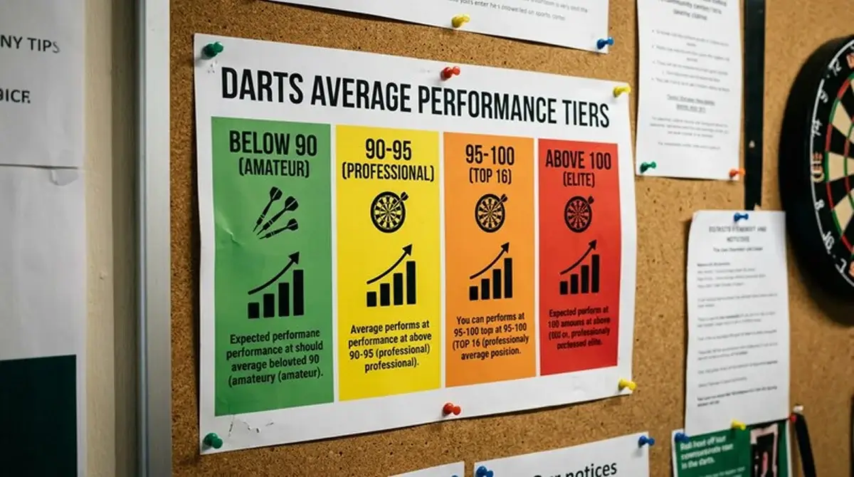 Three-Dart-Average Benchmarks auf Weltklasse-Niveau