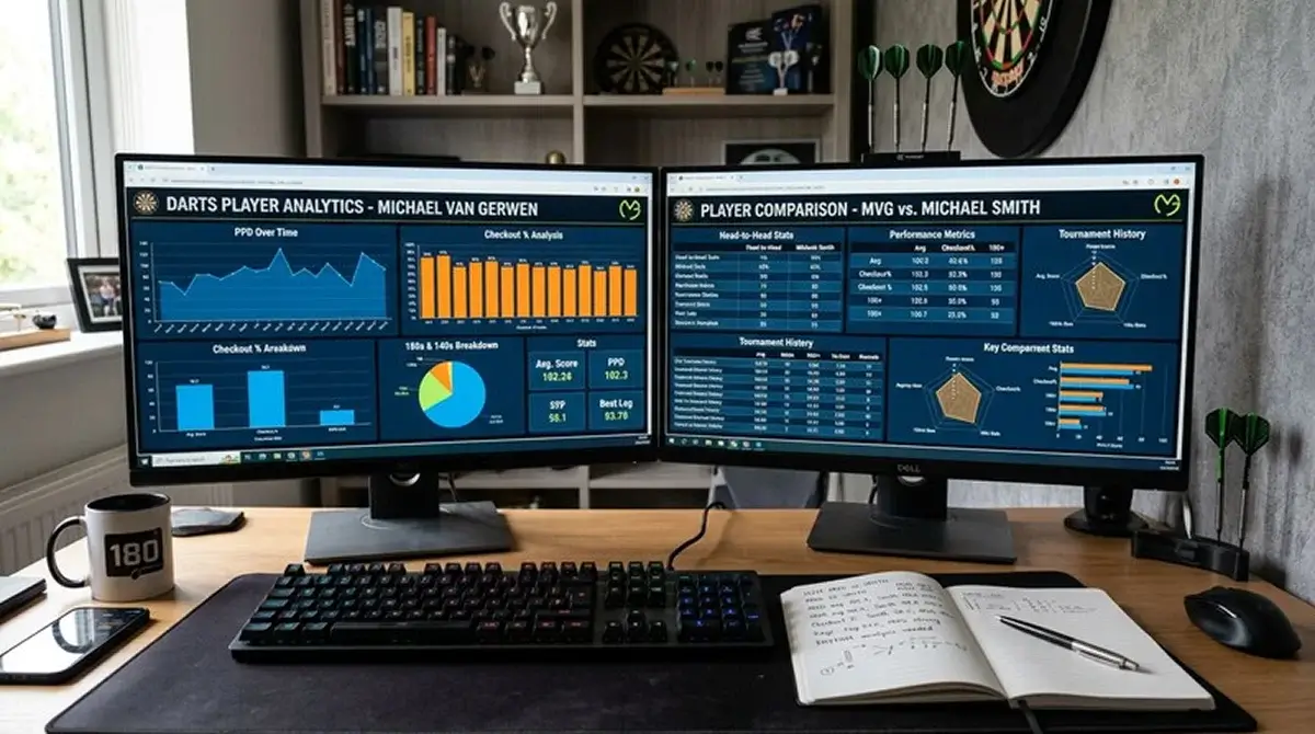 Darts WM Statistiken für Wetten mit Datenquellen und Analysetools