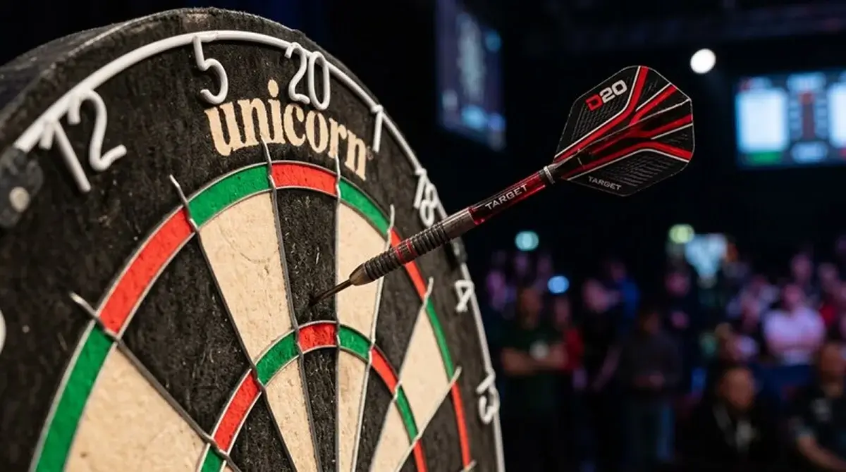 Double-Out-Finish beim Leg-Abschluss im Darts