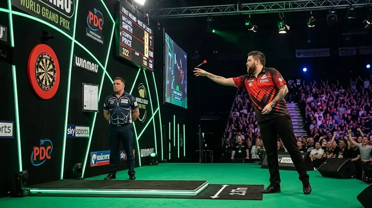 Erstrundenspiel mit klarem Favoriten bei der Darts WM