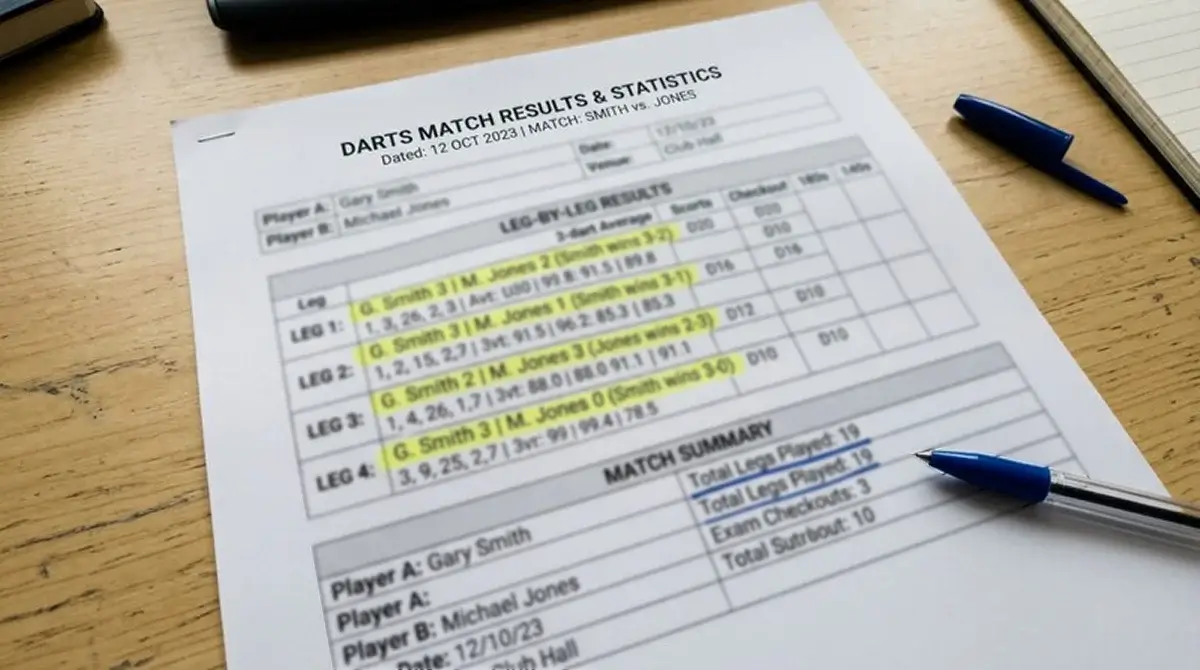 Berechnung der Leg-Differenz für Darts-Handicap-Wetten