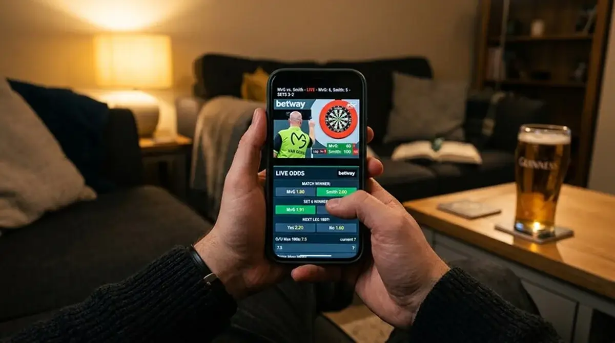 Live-Stream über Wettanbieter-App für Darts-WM