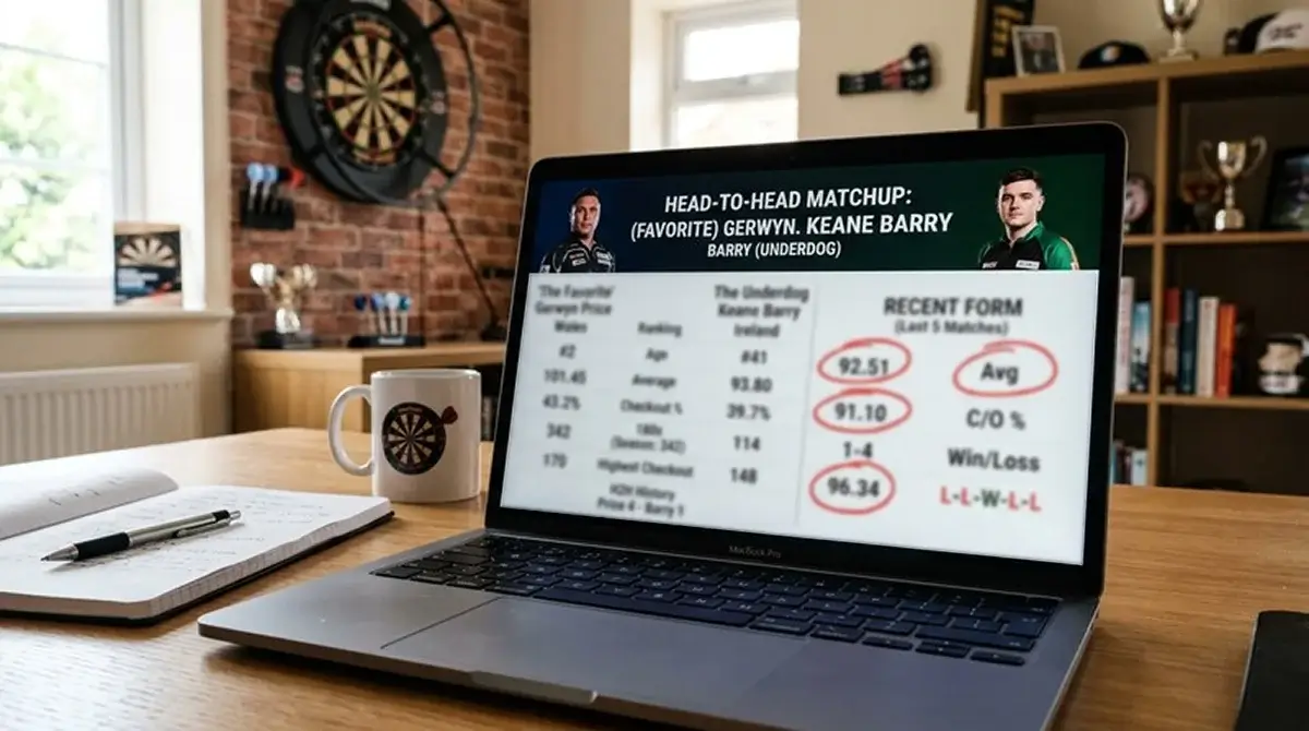 Matchup-Analyse für Außenseiter-Identifikation bei Darts