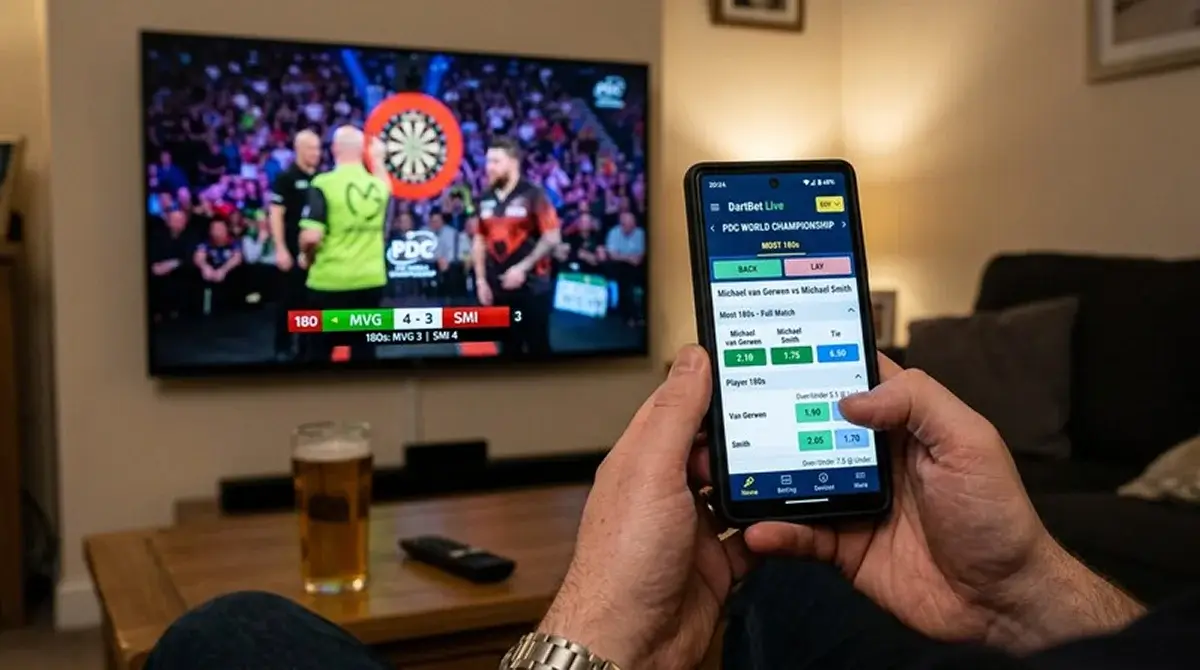 Most-180s-Wettmarkt mit Quoten bei der Darts WM