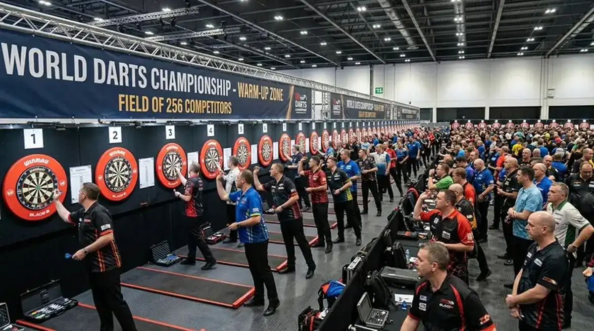Erweiterung des Teilnehmerfelds von 96 auf 128 bei der Darts WM
